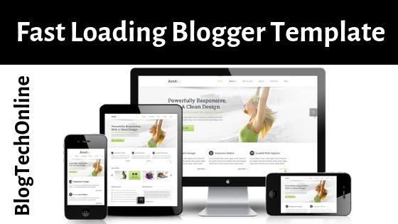 Fast Loading Blogger Template
